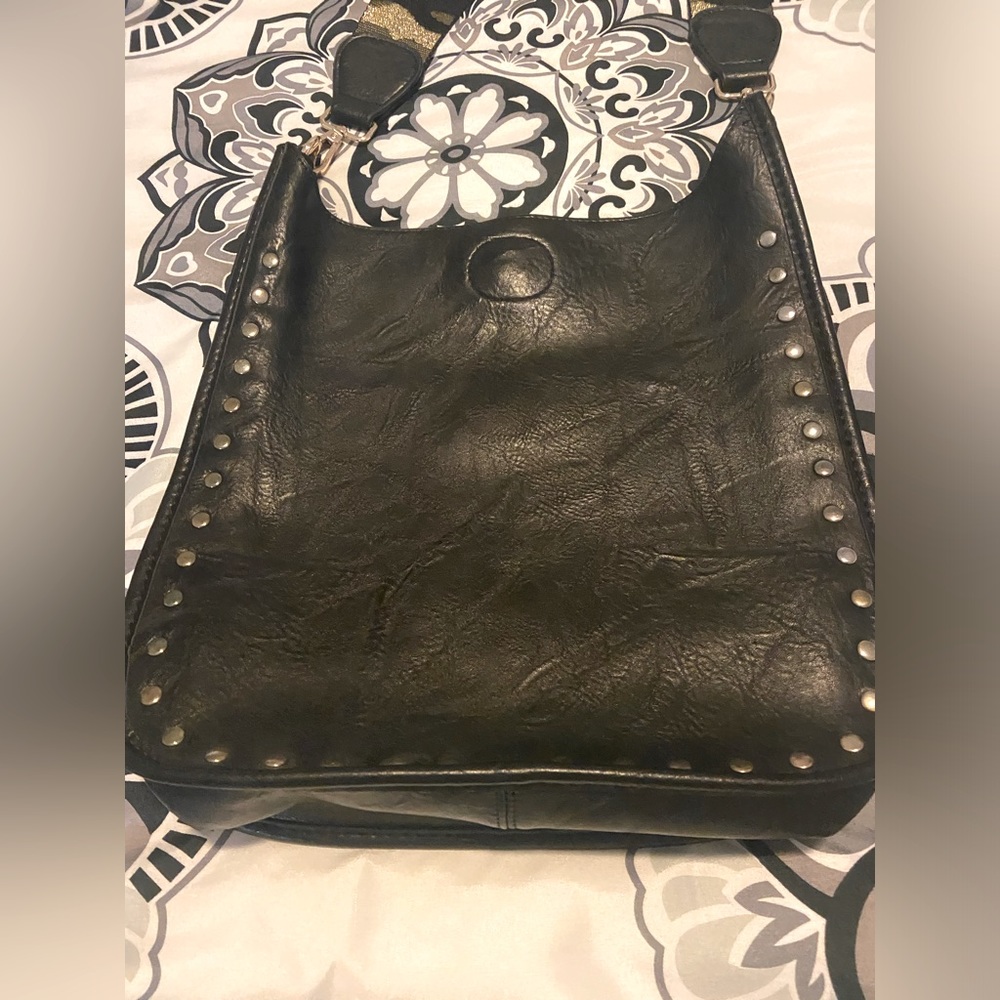 Crossbody Bag with Camouflage Guitar Strap - Gently Used